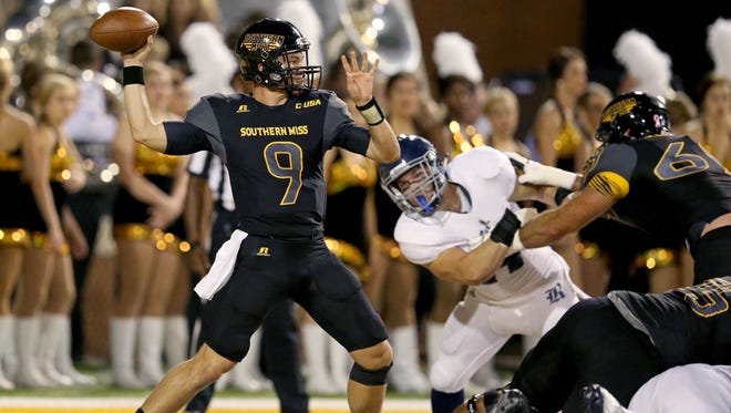 Southern Miss quarterback Nick Mullens had a record-setting performance Saturday against Rice, and could have done more.