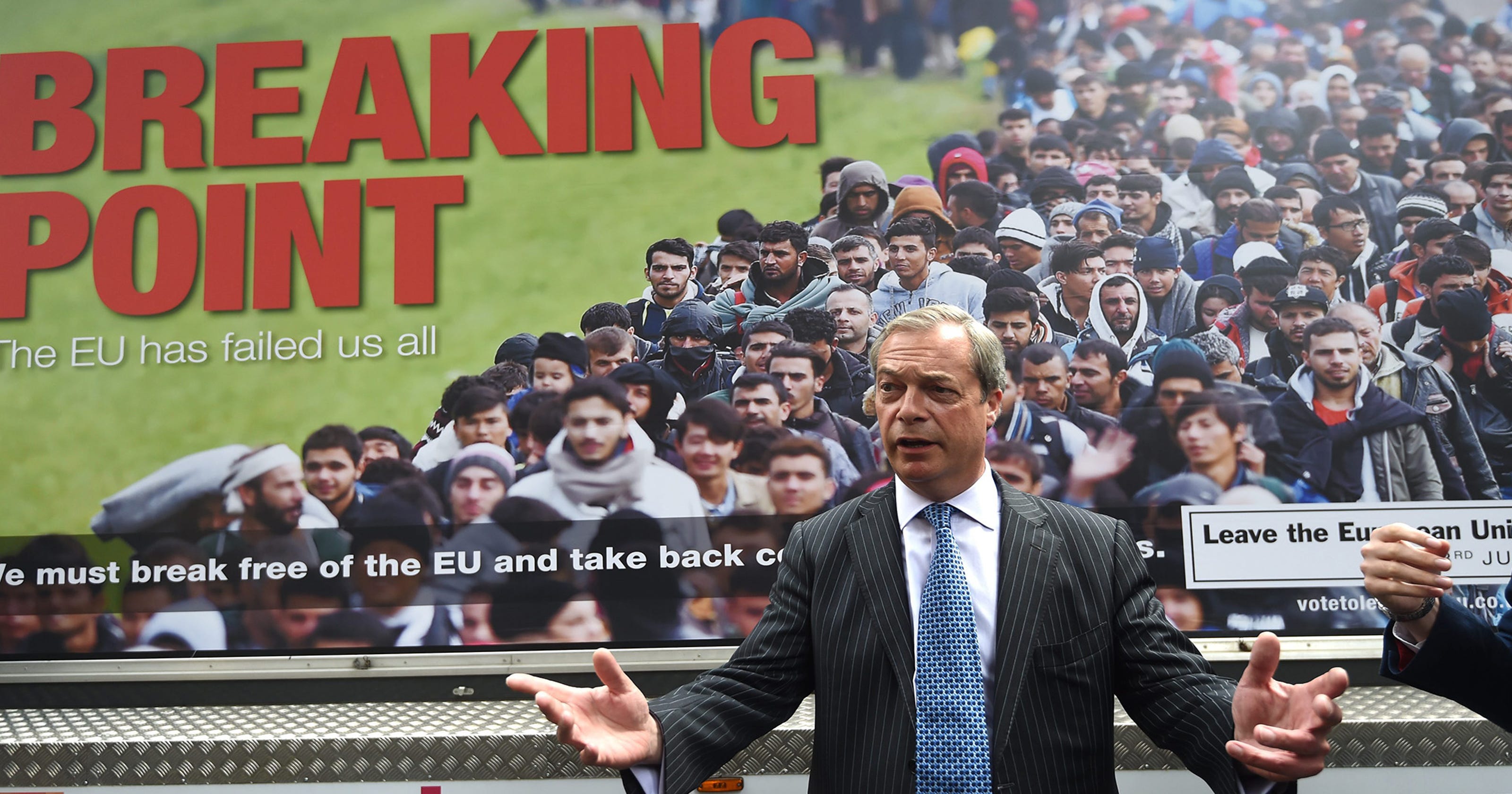 Brexit Campaign Poster Denounced As Xenophobic 