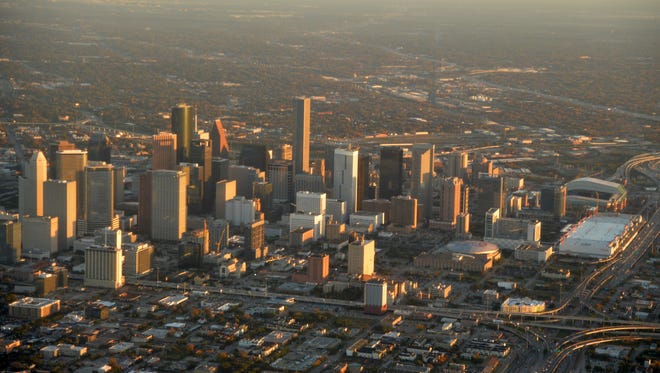 Downtown Houston.