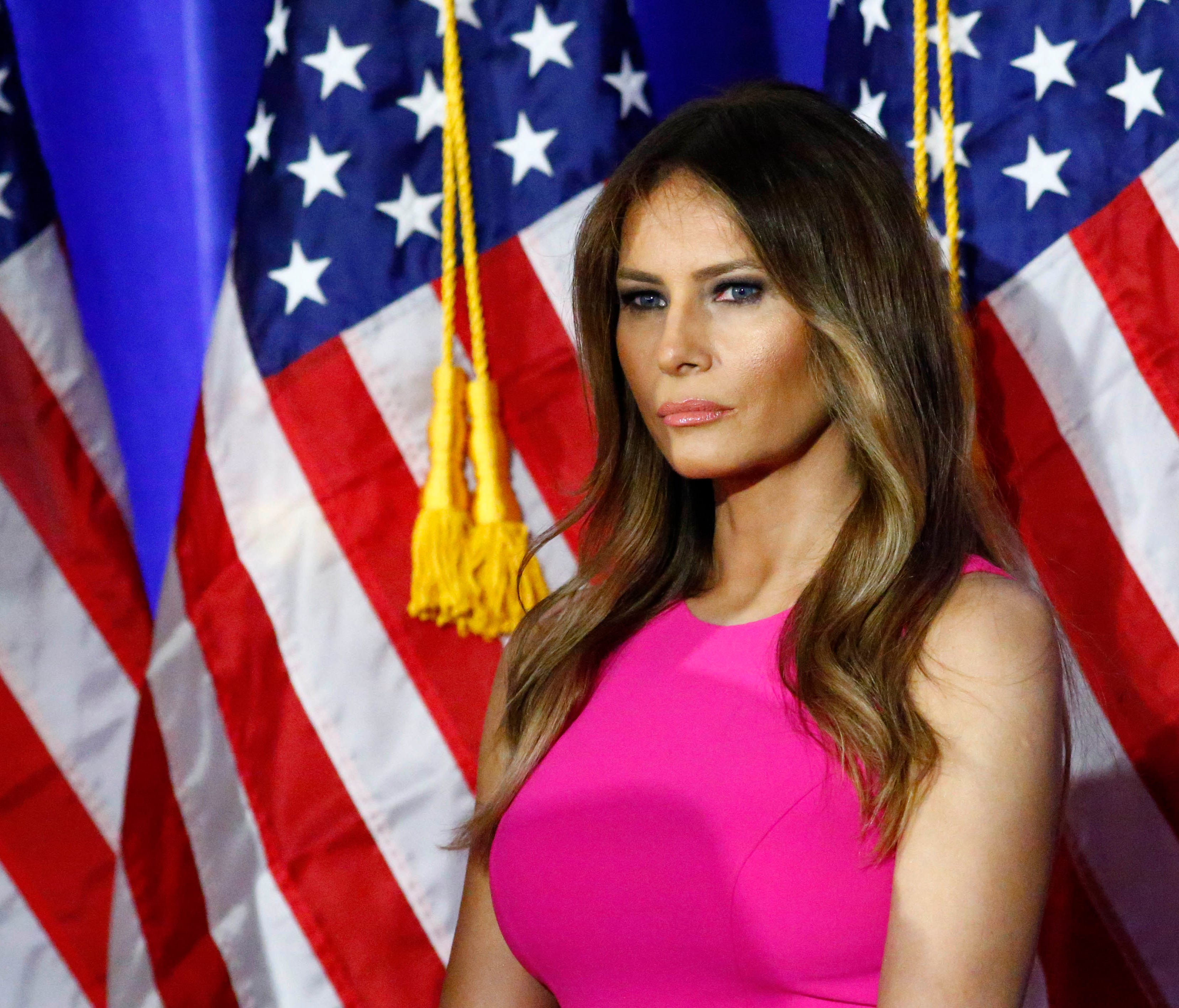 Melania Trump in June 2016 at Trump National Golf Club Westchester in Briarcliff Manor, N.Y.