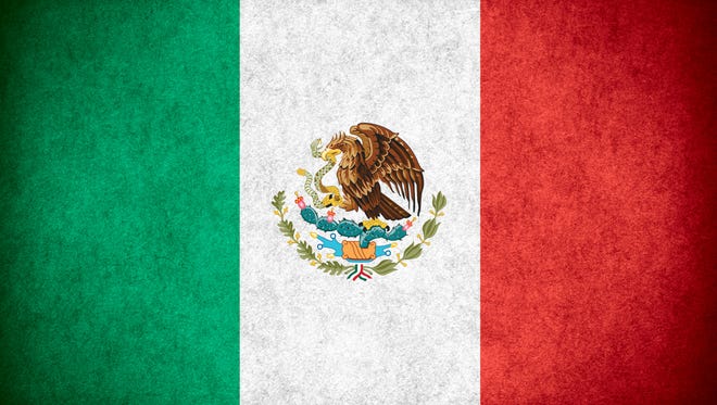 The Mexican flag, but not what the first Mexicans flew.
