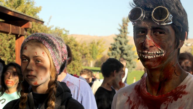 Images of the annual The Running Dead fundraiser event at Rancho San Rafael Regional Park near downtown Reno on Saturday, Oct. 18, 2014. The event benefited STEP2, a local organization that helps women with drug abuse or family violence problems.
