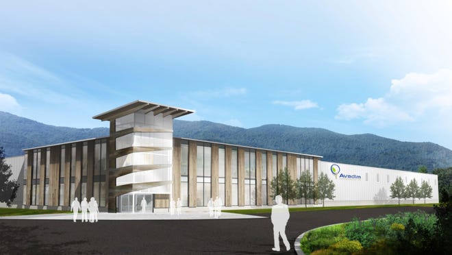 Here’s an artist’s rendering of the planned Avadim Technologies headquarters in Black Mountain.