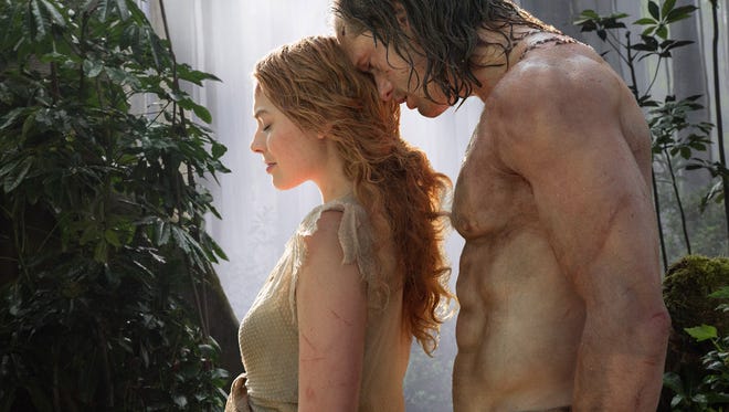 Margot Robbie and Alexander Skarsgard star in 'The Legend of Tarzan.'