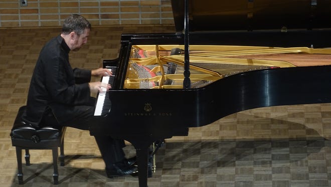A performer during last year's music season at the University of Evansville.