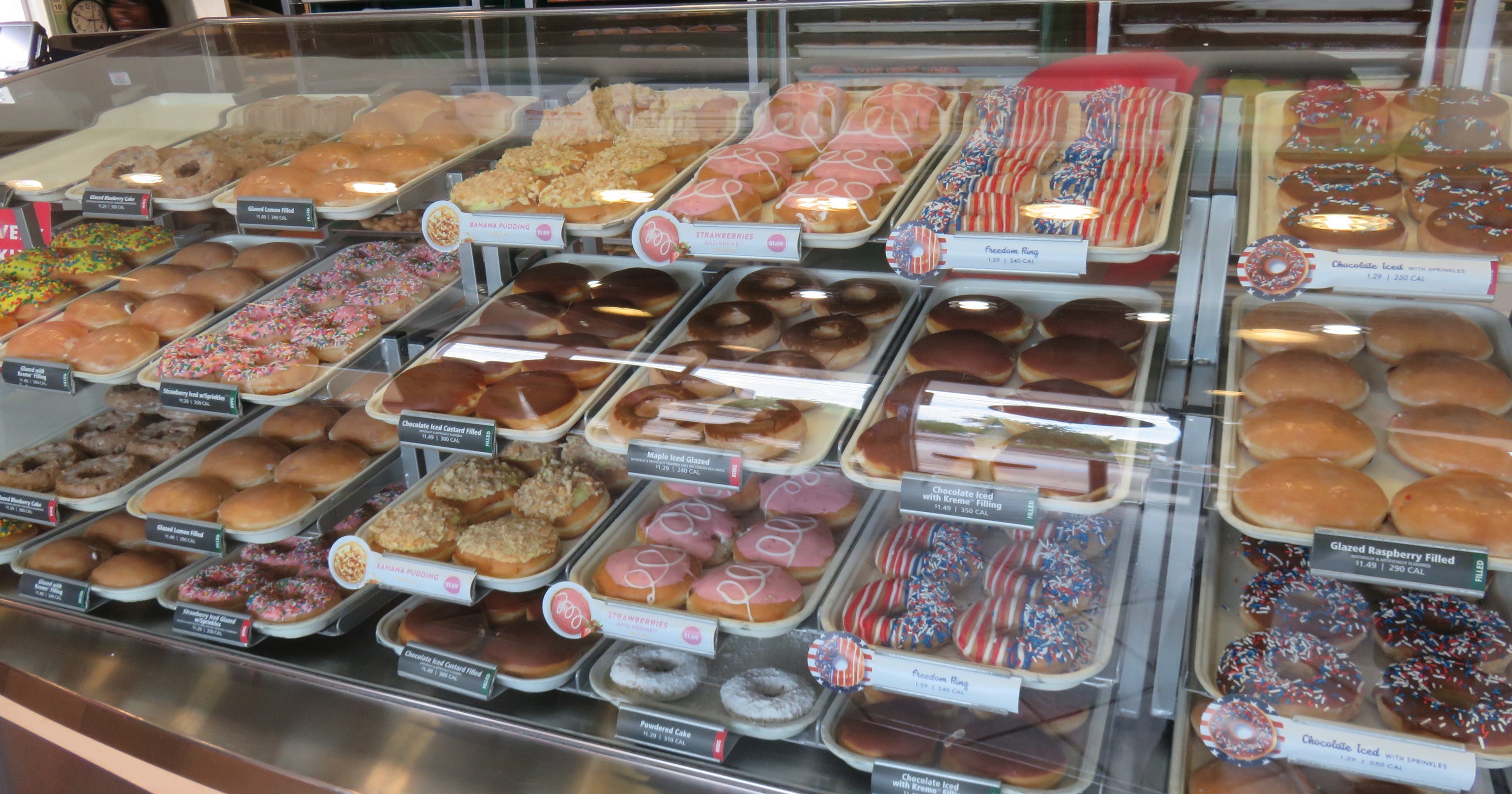 Krispy Kreme employees have been making them fresh daily ...