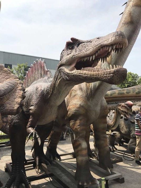 park with dinosaurs near me