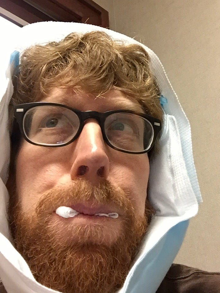 John Hult has his wisdom teeth removed.
