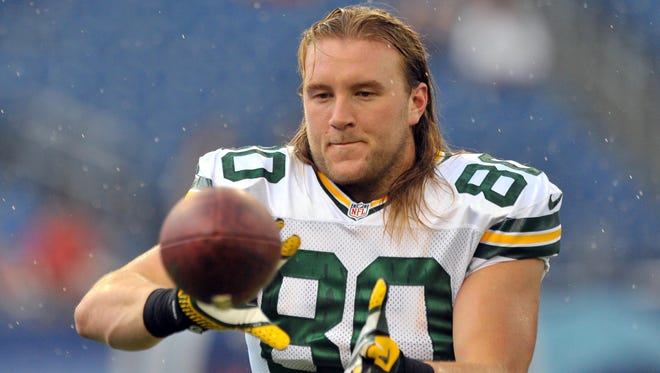 Green Bay Packers tight end Justin Perillo.