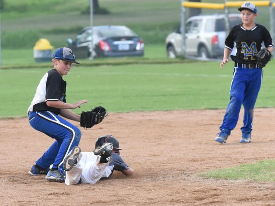 Mountain Home Youth Baseball players compete in a tournament at Clysta Willett Park in this file photo.