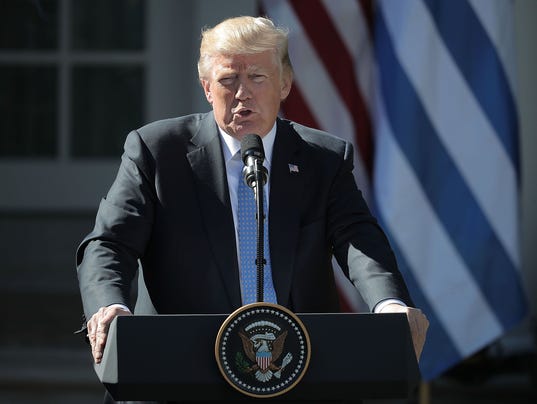 President Trump Holds Joint Press Conference With PM Of Greece In Rose Garden