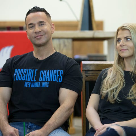 Mike with his fiancé Lauren Pesce. Mike "The Situa