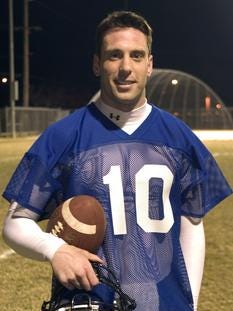 Tony Racioppi as quarterback of the Atlantic City Card Sharks.