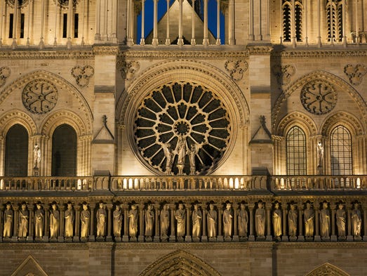 Notre Dame Cathedral in Paris.