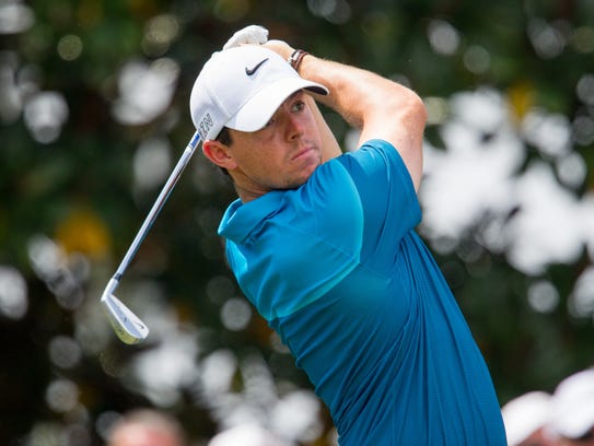 what time does rory mcilroy tee off today uk time
