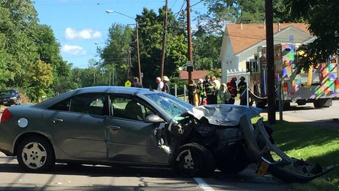 A motorist died Sunday following a two-car crash on State Route 39 in Geneseo, police said.