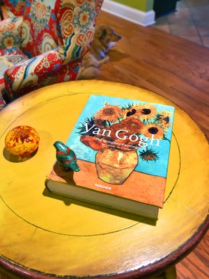 The inflence of Van Gogh is throughout the Madison home of Susan and Swink Hicks.