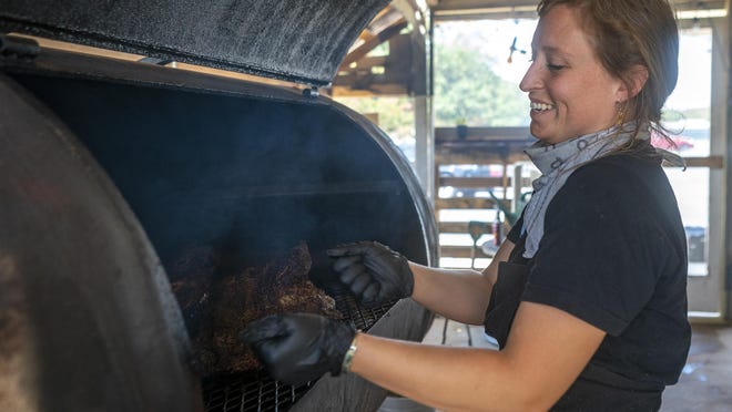 Three Six General founder Matti Bills has been selling smoked meats in the Austin market since 2014, and she recently opened a butcher shop in San Marcos.