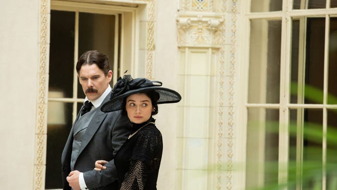 Nikola Tesla (Ethan Hawke) and Anne Morgan (Eve Hewson) aren't sure if opposites attract.
