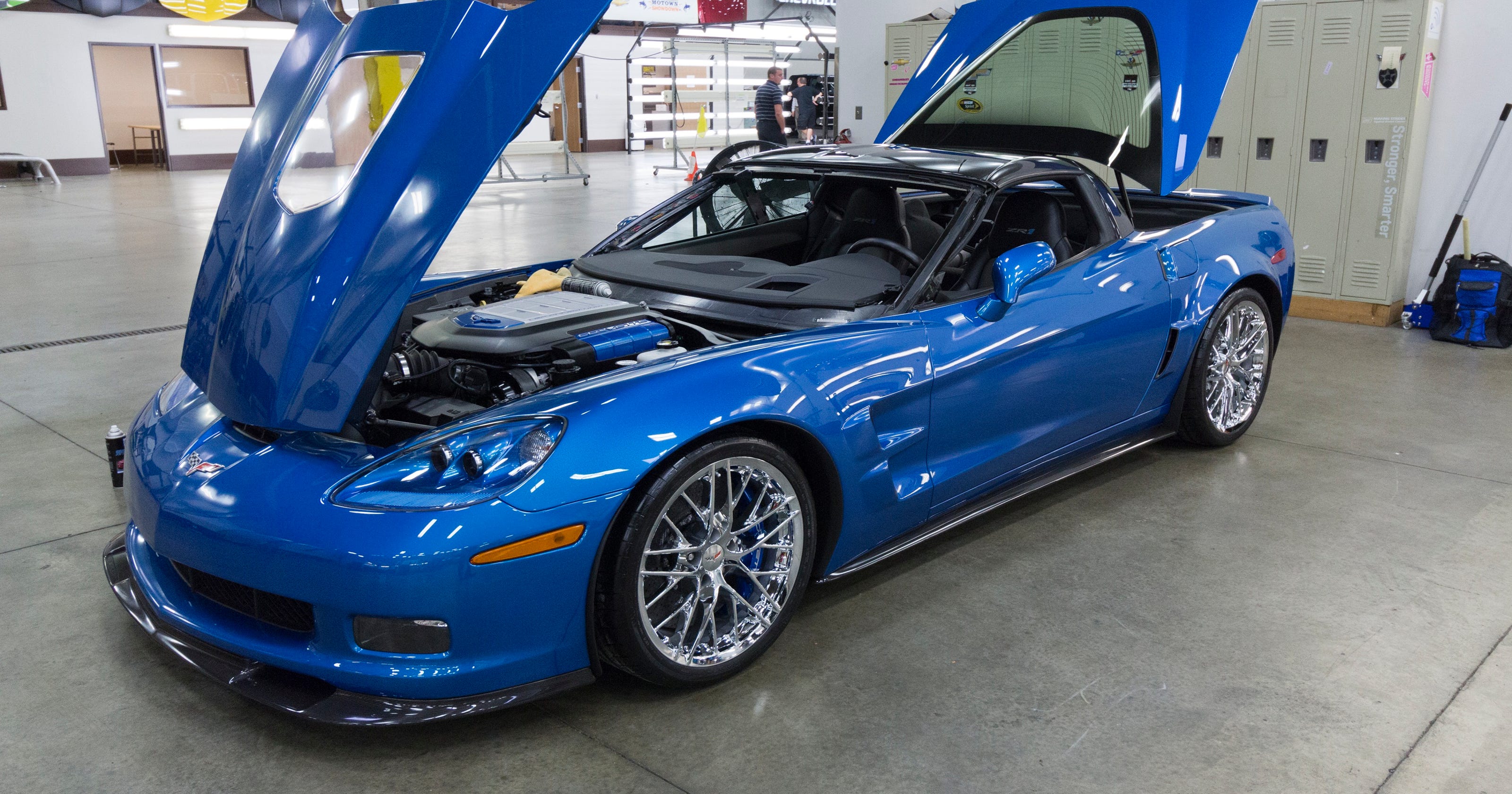 GM restores 'Blue Devil' ZR1 Corvette
