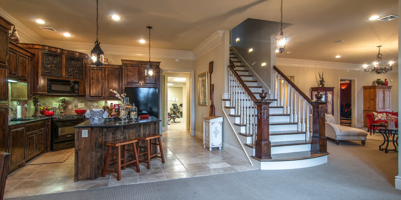 Peek inside home's luxury basement