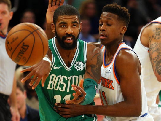 Kyrie Irving won a ring with LeBron James in Cleveland,