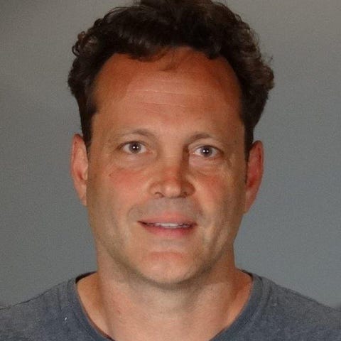 Here's a mug shot of actor Vince Vaughn, who was...