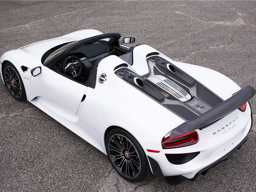 This Porsche boasts a 887-horsepower V8 engine with