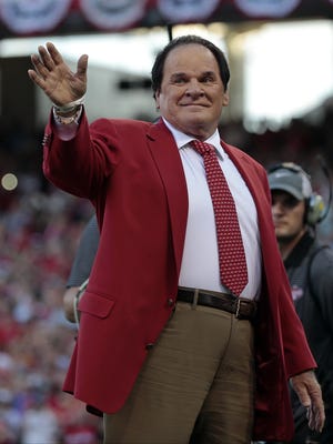 Pete Rose got support in his bid for baseball's Hall of Fame from GOP presidential candidate Donald Trump, who spoke in West Chester on Sunday.