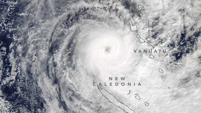 Tropical Cyclone Donna Is Heading For New Caledonia In The South Pacific Tropical Cyclone Donna Is Heading For New Caledonia In The South Pacific