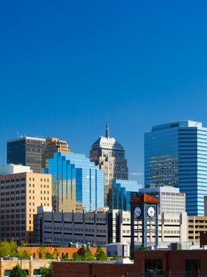 <strong>Oklahoma: Devon Energy Center<br />
&bull; City:&nbsp;</strong>Oklahoma City<br />
<strong>&bull; Height</strong>&nbsp;844 feet<br />
<strong>&bull; Floors</strong>:&nbsp;52<br />
<strong>&bull; Building type:</strong>&nbsp;Office<br />
<strong>&bull; Completed in:&nbsp;</strong>2012