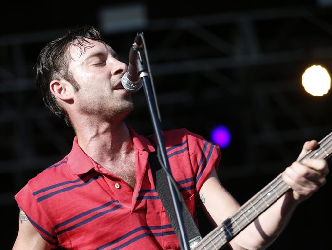 Jared Swilley performs with The Black Lips Saturday,
