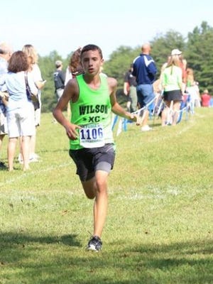 Vincent Leo runs in a race in 2014 for Wilson Memorial Middle School.
