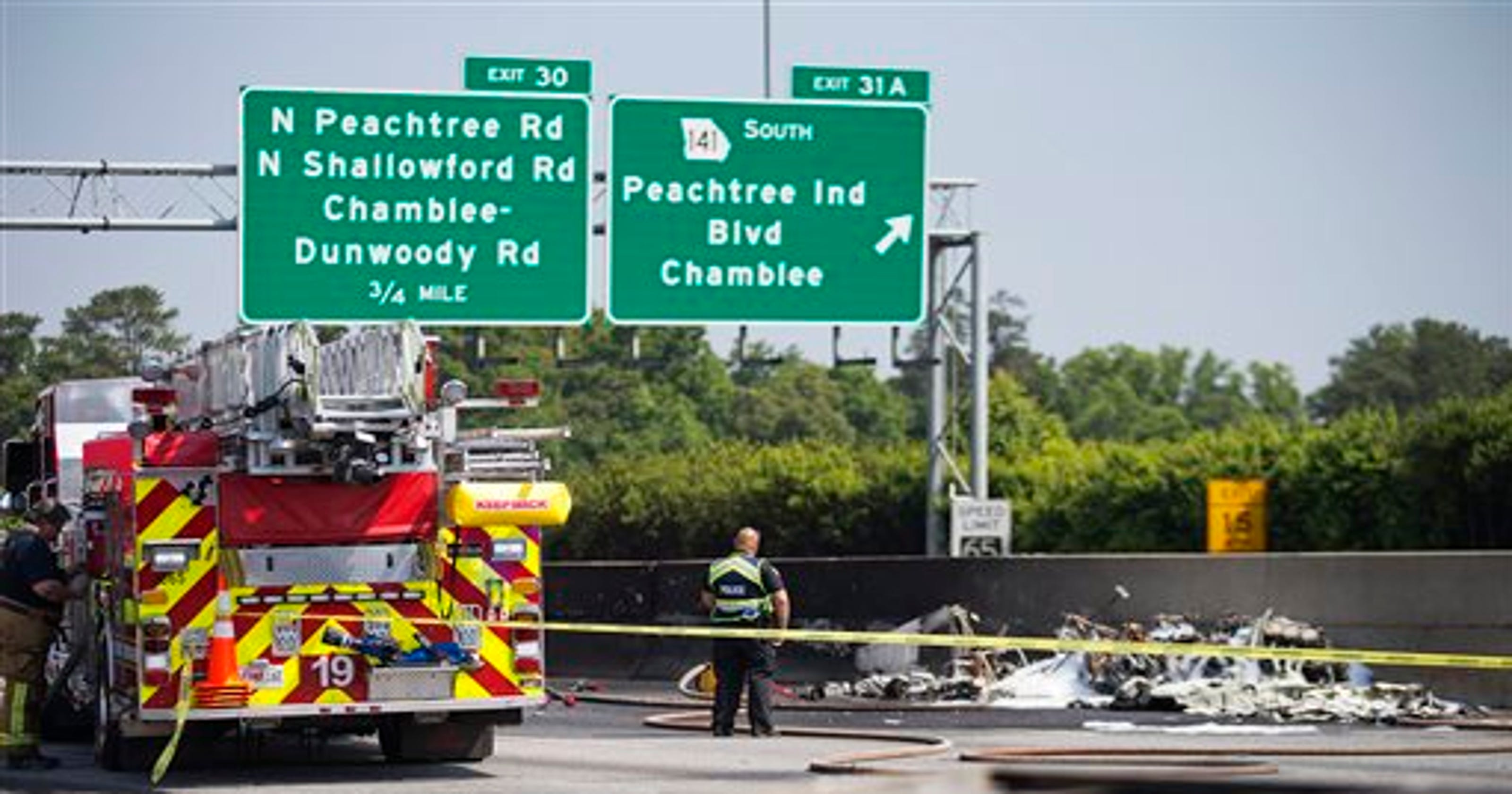 Asheville man, sons among four dead in plane crash on Atlanta highway