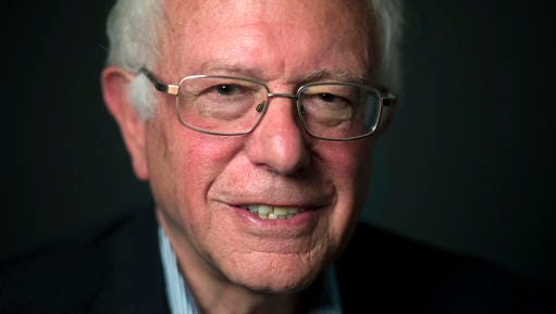 Democratic presidential candidate Sen. Bernie Sanders, I-Vt., poses for a photo after an interview with The Associated Press, Monday, May 23, 2016, in Los Angeles.