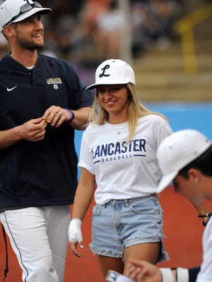 Lauren Lama has been a statistician for the Lancaster baseball team the last four years.