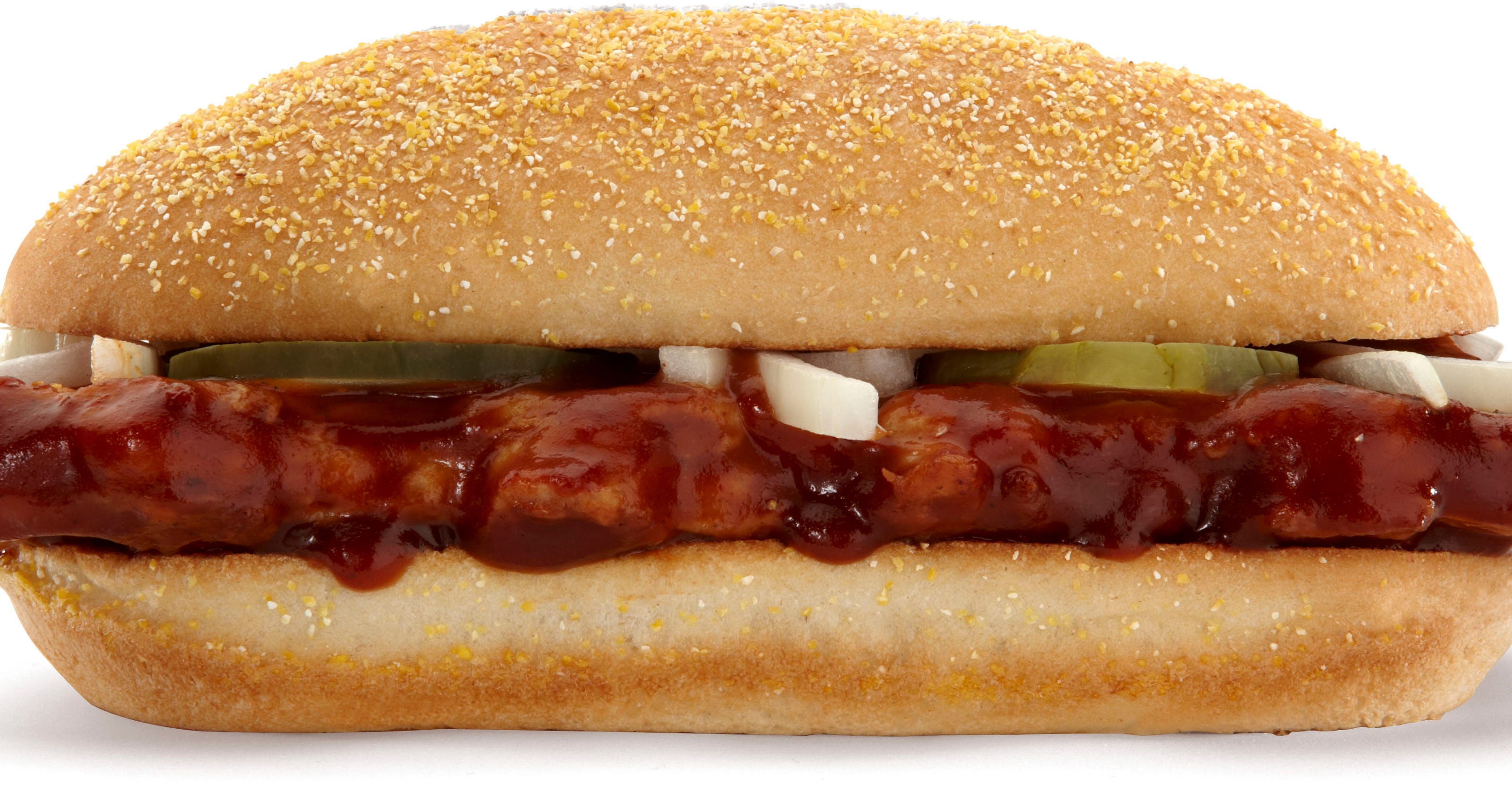 The McDonald's McRib is back in Indianapolis