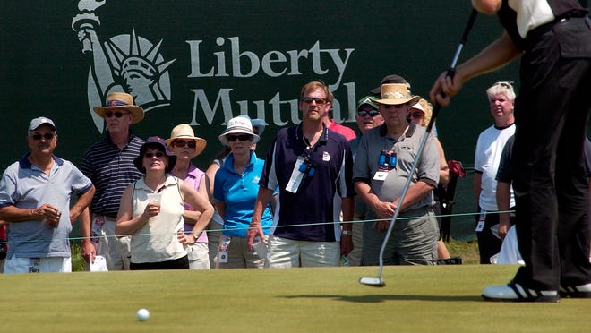Officials were pleased with fan response to changes in the Liberty Mutual Legends of Golf format this year.  The tournament had record crowds in Savannah.  Hunter McRae/Savannah Morning News