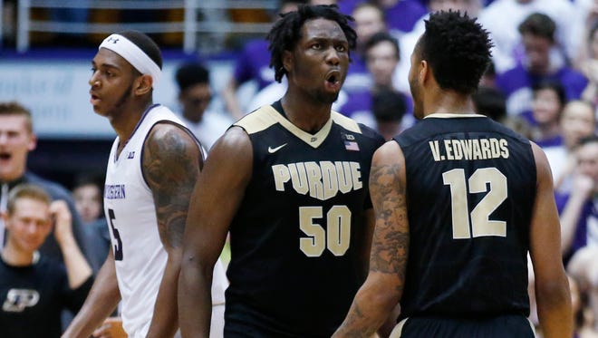 Caleb Swanigan, who leads Purdue in scoring and rebounding, is considered a possible first-round NBA pick.