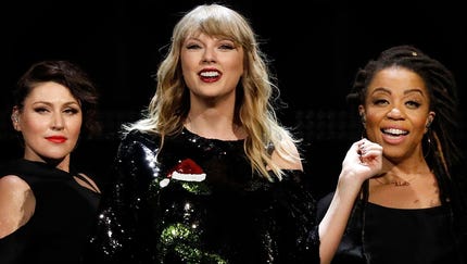 Taylor Swift was a no-show at Sunday's Grammy...