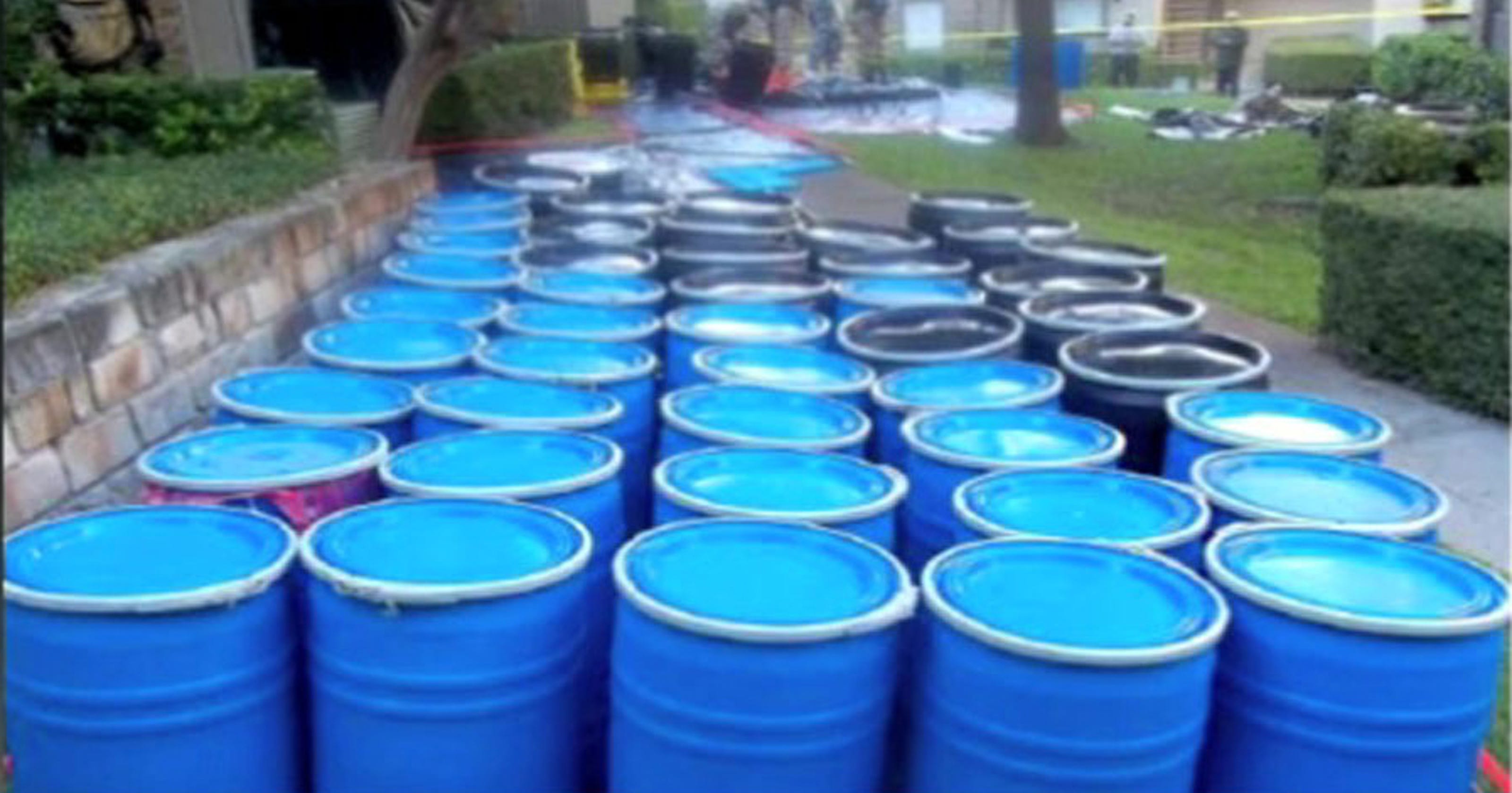 Photos show effects of Ebola decontamination