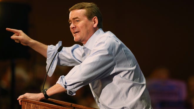 Sen. Michael Bennet, D-Colo., raised $2 million in the fourth quarter of 2015 and began the year with $6.7 million in his campaign fund