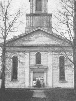 This is how the Ogden Baptist Church appeared before 1933.