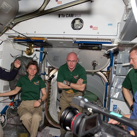 IN SPACE - FEBRUARY 26:  In this handout image pro