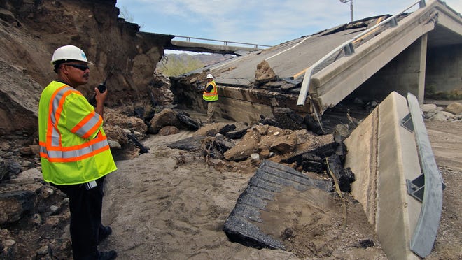 I 10 In California Closed After Bridge Collapses I 10 In California Closed After Bridge Collapses