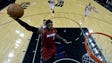 June 5, 2014: LeBron James (6) dunks the ball during