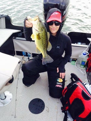 Professional angler Michelle Jalaba of Birmingham has concerns about sewage discharges into Lake St. Clair.