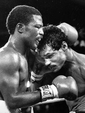 Aaron Pryor (left) will be memorialized in a public program Oct. 20 at the Duke Energy Convention Center. The 1 p.m. event will celebrate the life and career of the Hall of Fame boxer, who died Oct. 9 after a long battle with heart disease.
