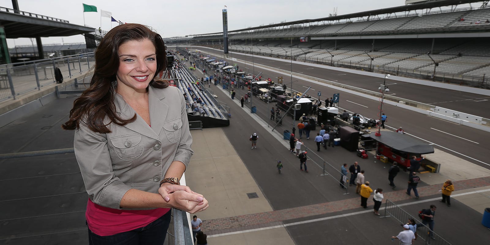 Espn S Kate Jackson Indy 500 Like Taking A Drink Out Of A