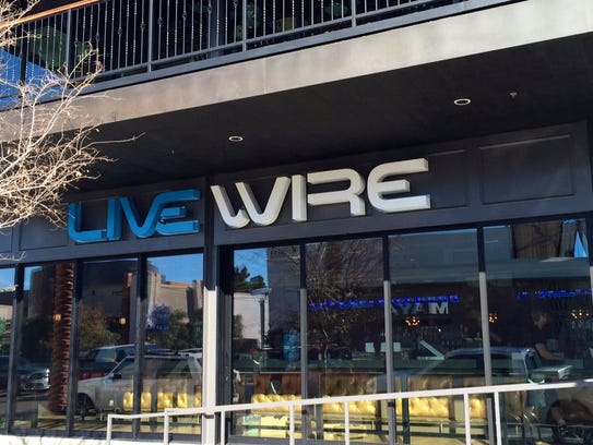 The front entrance of Livewire, a new music venue in